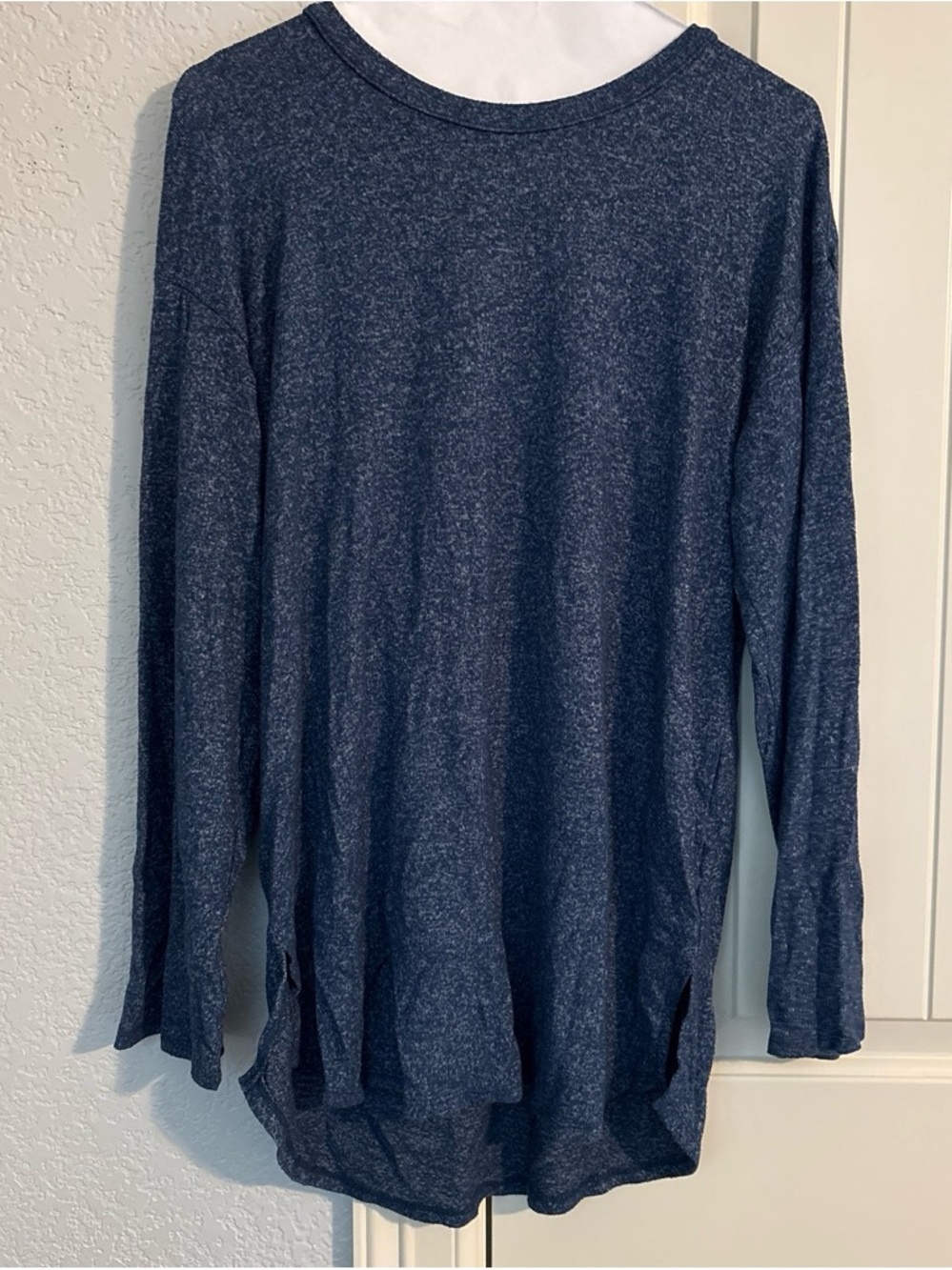 Motherhood Navy Heather Crewneck Sweater